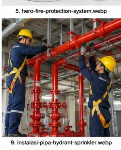 Instalasi Pipa Hydrant dan Sprinkler PT CAS