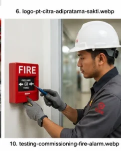 Testing Commissioning Fire Alarm PT CAS